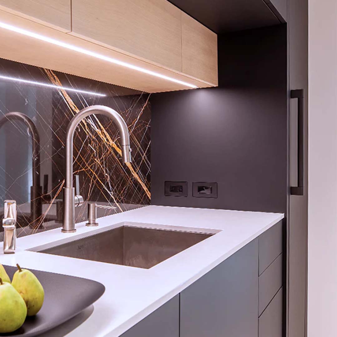Modern kitchen electrical outlets