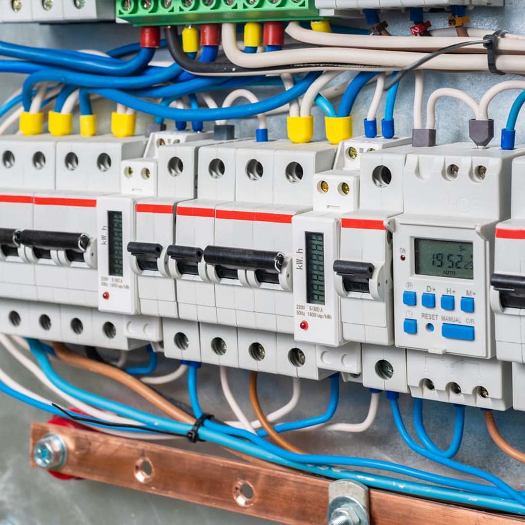 electrical fuse box circuit breakers