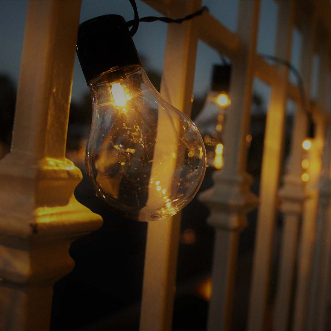 flickering light bulb